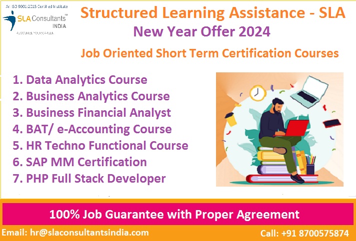 3 Best HR Certification Courses in Delhi by SLA Institute for SAP HR Training in Gurgaon and Payroll Institute in Noida. [100% Job, Updated Skills in 2024] get Human Resources Job in TCS/HCL/E-commerce.