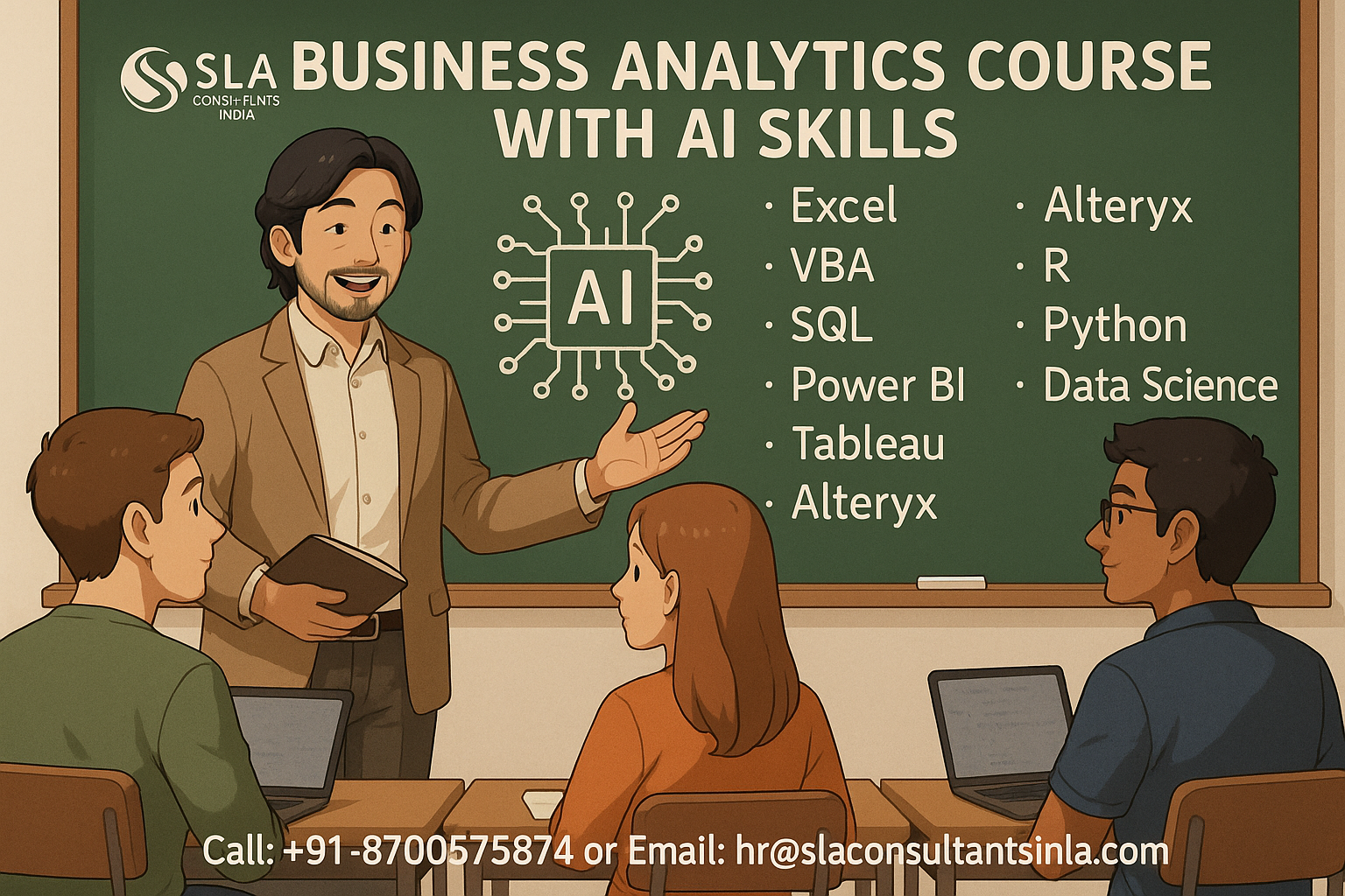 Best Business Analytics Course with AI Skills, “Train to gain, never in vain” Learn From “SLA Consultants India” Upskill with best Job in 2026