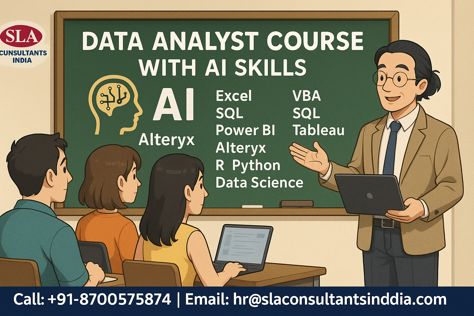 Online Data Analyst Coaching Classes in Delhi by SLA Consultants India with New Year Offer 2026