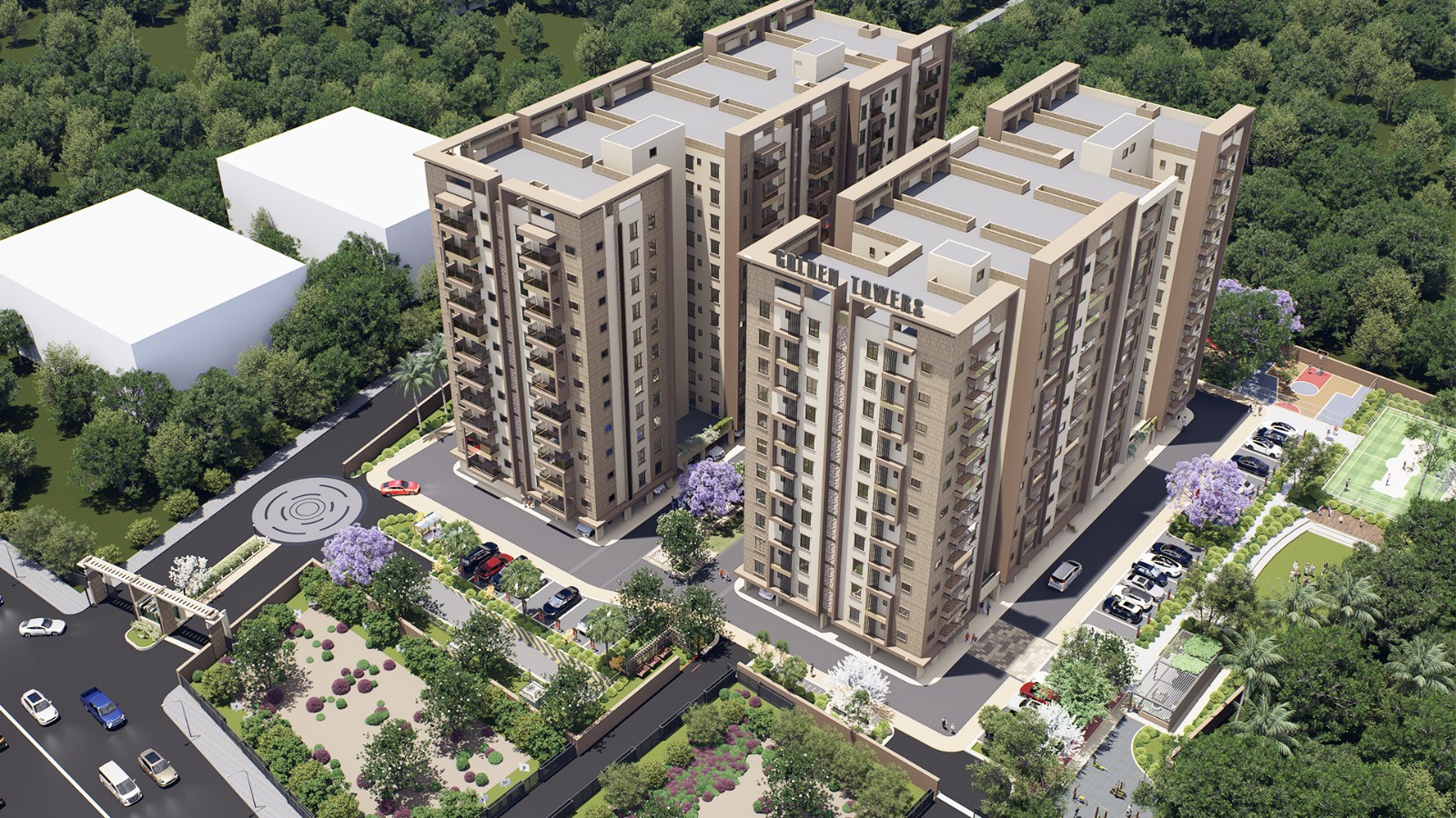 Ultra-Luxury 3 & 4 BHK Residences in Yelahanka | SLV Golden Tower