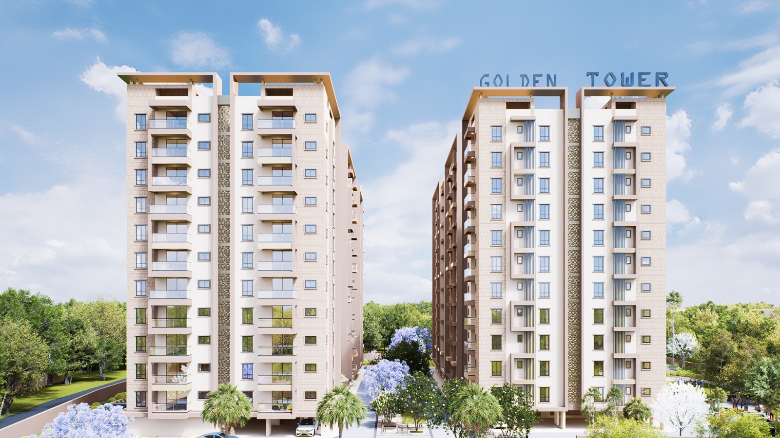 Ultra-Luxury 3 & 4 BHK Residences in Yelahanka | SLV Golden Tower